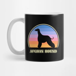 Afghan Hound Vintage Sunset Dog Mug